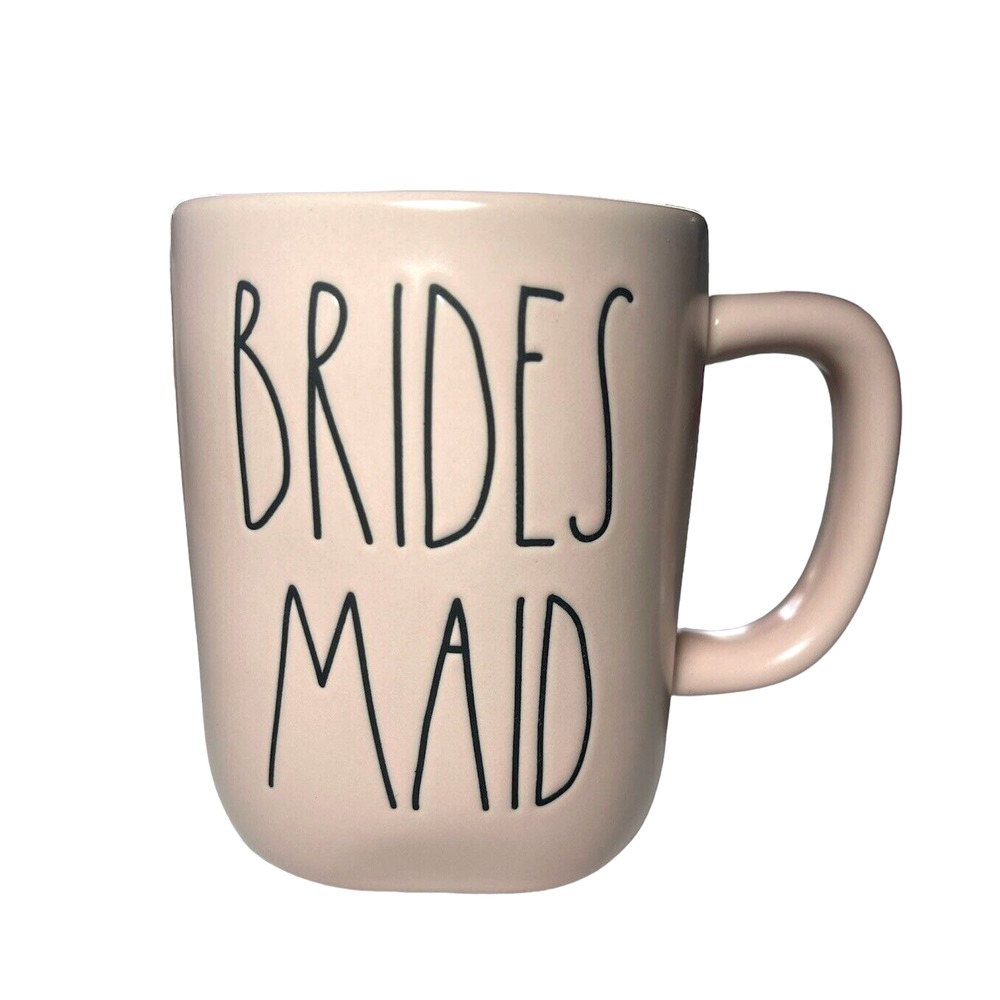 Rae Dunn “BRIDESMAID” Artisan Collection By Magenta Coffee Tea Mug Pink Wedding